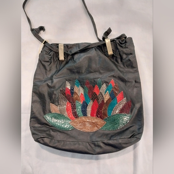 Moiseff Handbags - Moiseff Original Genuine Leather Black Shoulder Bag